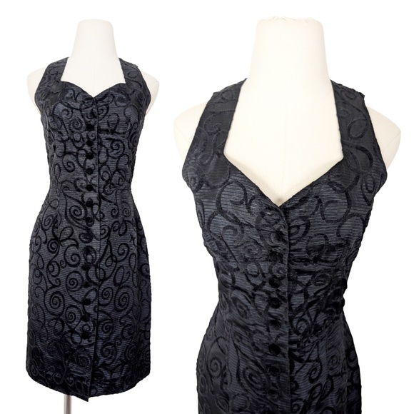 le chateau Dresses & Skirts - Le Chateau Black Mini Dress Size XS Vintage Sleeveless